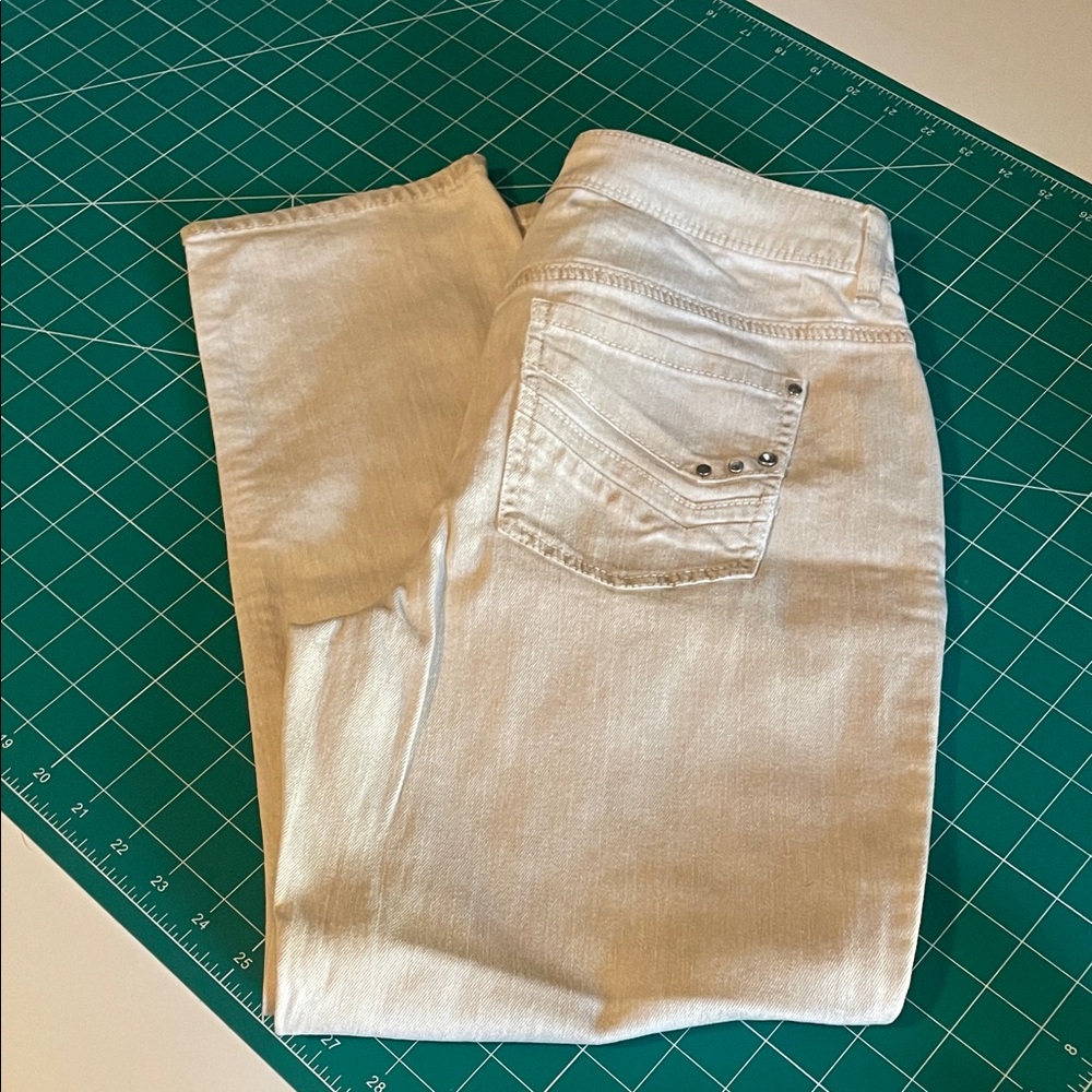 Chico's Platinum Light Beige Jeans